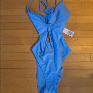 NWT Shade and Shore swimsuit, light blue